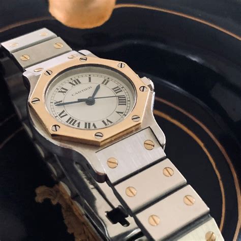 cartier santos octagon replica|cartier santos watch price.